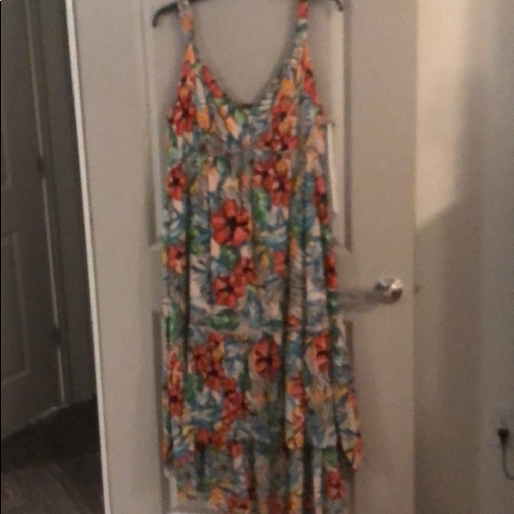 Jessica Simpson floral Maxi dress 3X